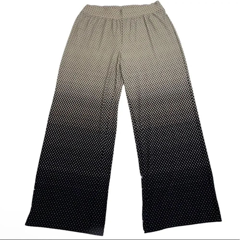 C est 1946 Black and Cream Women's Pants(Size 14/16 W)